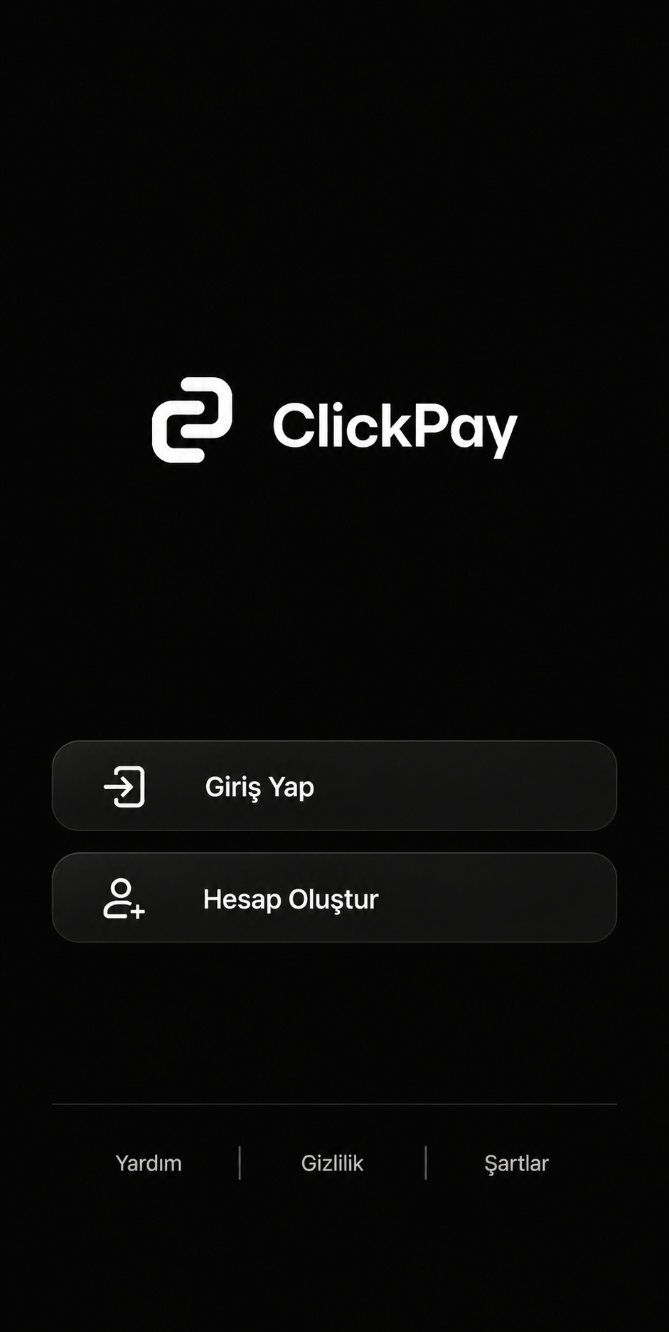 ClickPay oturum ekranı